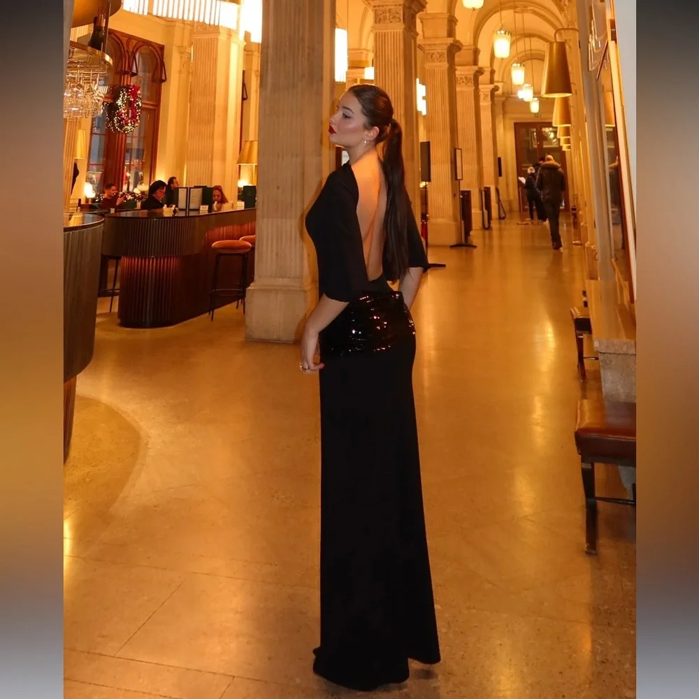 ZARA CUMMERBUND MIDI DRESS - Picture 11 of 17